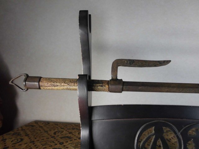 ** антиквариат небо страна ** название товар!! редкий товар!! 10 рука (9*. кожаная оплетка )