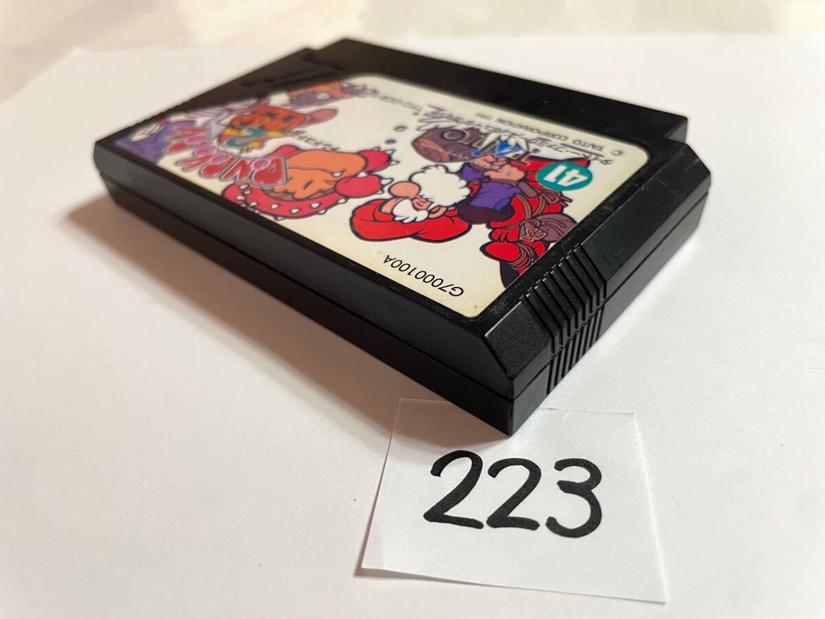 ドンドコドン2 DONDOKODON TAITO ファミコン ソフト【動作確認 ドンドコドン2 DONDOKODON TAITO ファミコン ソフト【動作確認