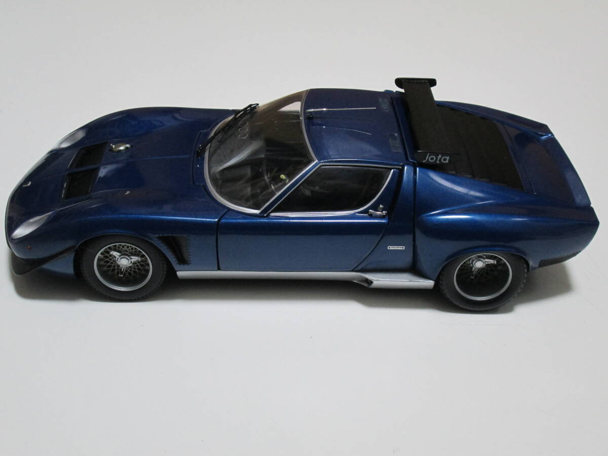 【希少・入手困難】KYOSHO 京商 1/18 LAMBORGHINI JOTA SVR ランボルギーニ イオタ SVR(ブルー)【本体のみ】