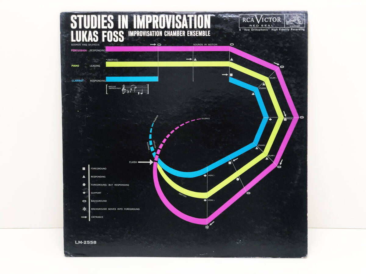 【レコード】 LP盤　LUKAS FOSS　STUDIES IN IMPROVISATION