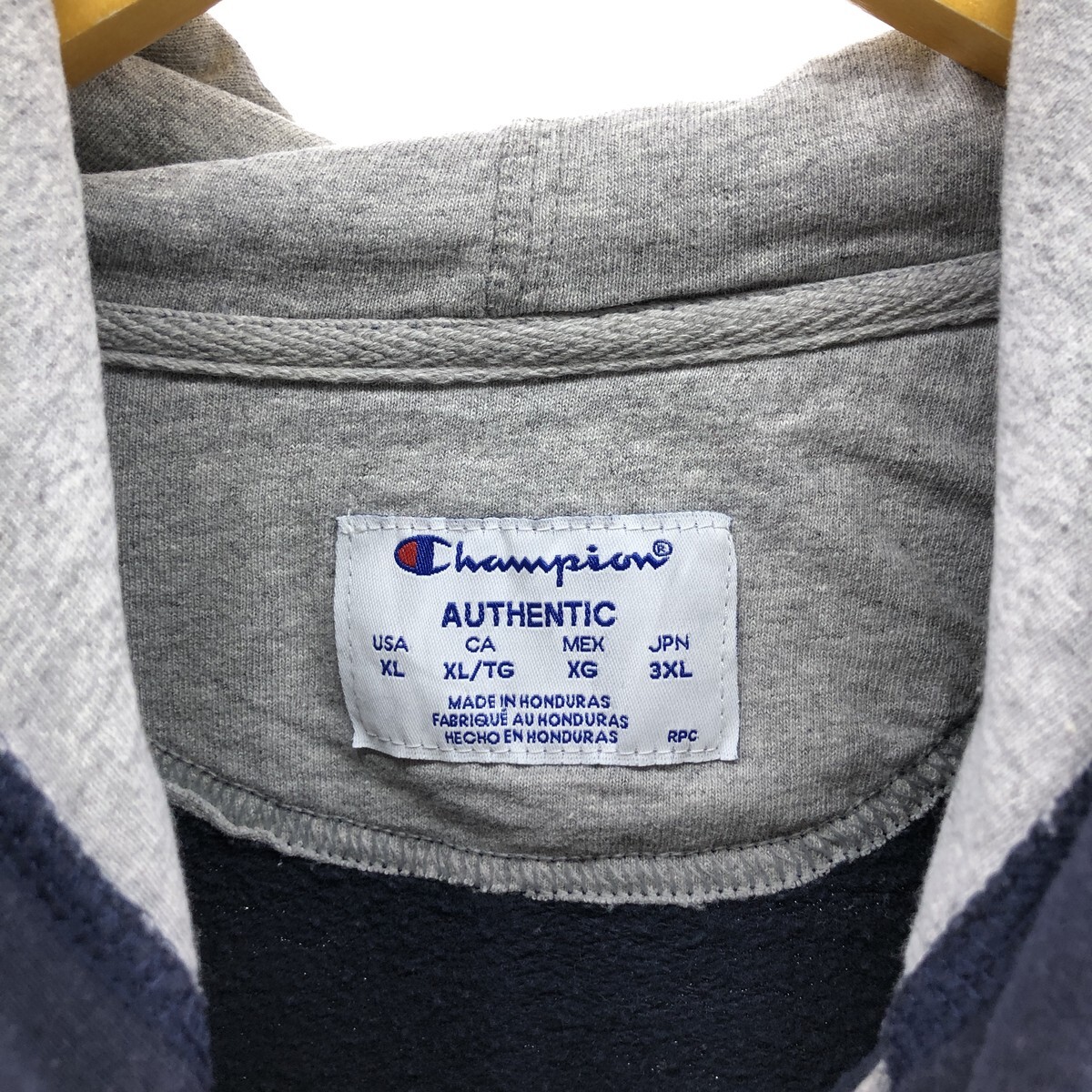  old clothes Champion Champion AUTHENTIC full Zip sweatshirt sweatshirt men's XL corresponding /eaa505214