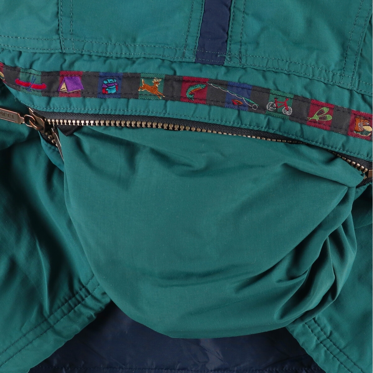古着 80年代 エルエルビーン L.L.Bean 中綿アノラックパーカー パファージャケット USA製 メンズL相当 ヴィンテージ /eaa451441