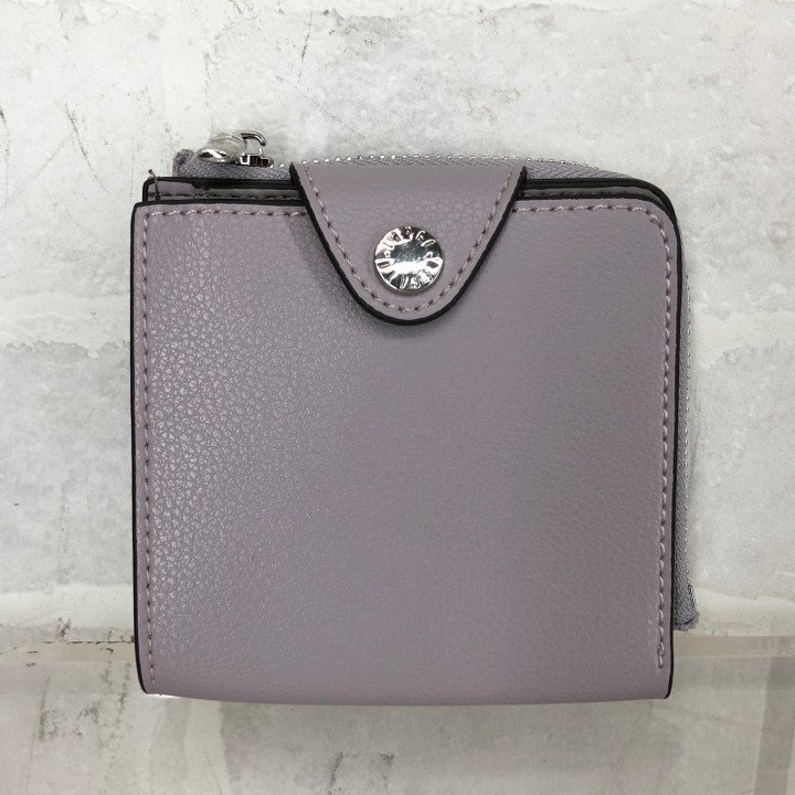 Legato Largo レガートラルゴ うすい財布 小銭入れ有り 二つ折り財布 ラベンダー LH632024110403