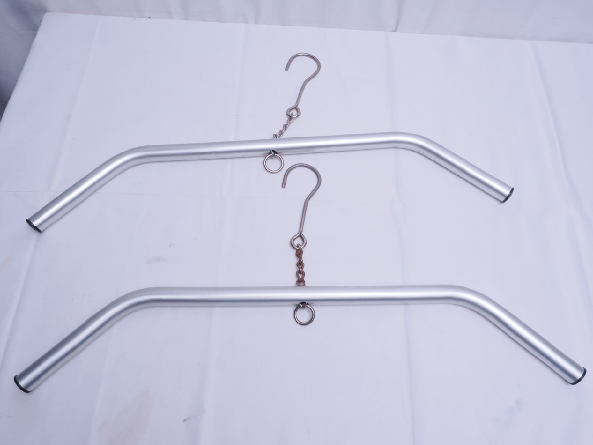 ドライスーツ ウエットスーツ用アルミハンガー 2本セット 長さ:50cm [S-62107]
