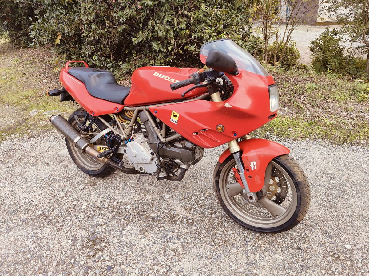 ドゥカティ 400SS レストアベース 書類付き イタリアンレッド ハーフカウル