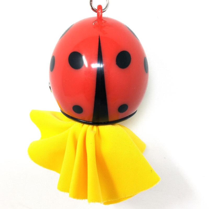 てるぼう＆ヘルメットキーホルダーセット『てんとうむし』　雨　梅雨　てるてる坊主 ［TKC-19］