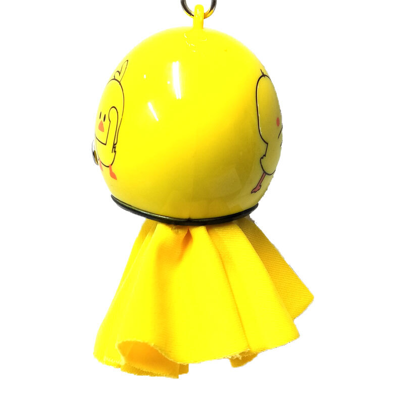 てるぼう＆ヘルメットキーホルダーセット『ひよこ』　雨　梅雨　てるてる坊主 ［TKC-20］