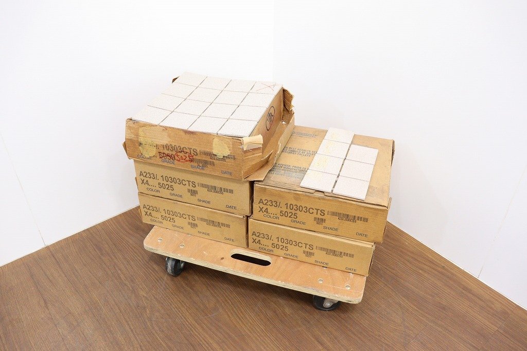 【引取限定】新品◆J1460◆CROSSVILLE CERAMICS◆アメリカンポーセレンタイル◆NEW5ケース+端数◆1ケース16枚