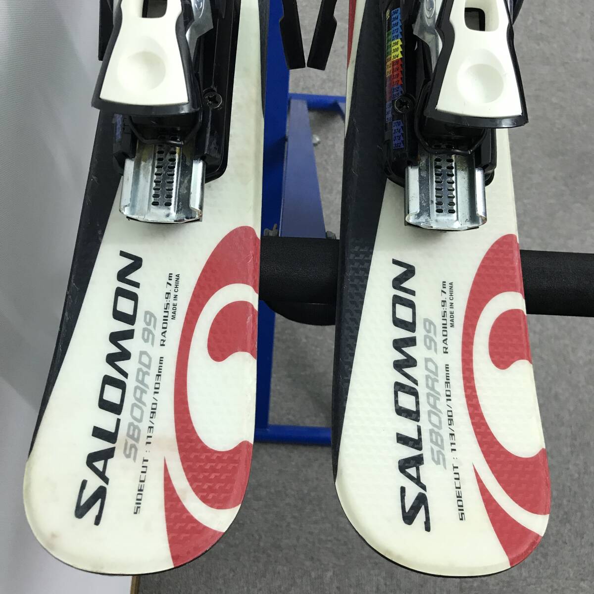 SALOMON S-BOARD 99 ビンディング 調整 ショートスキー