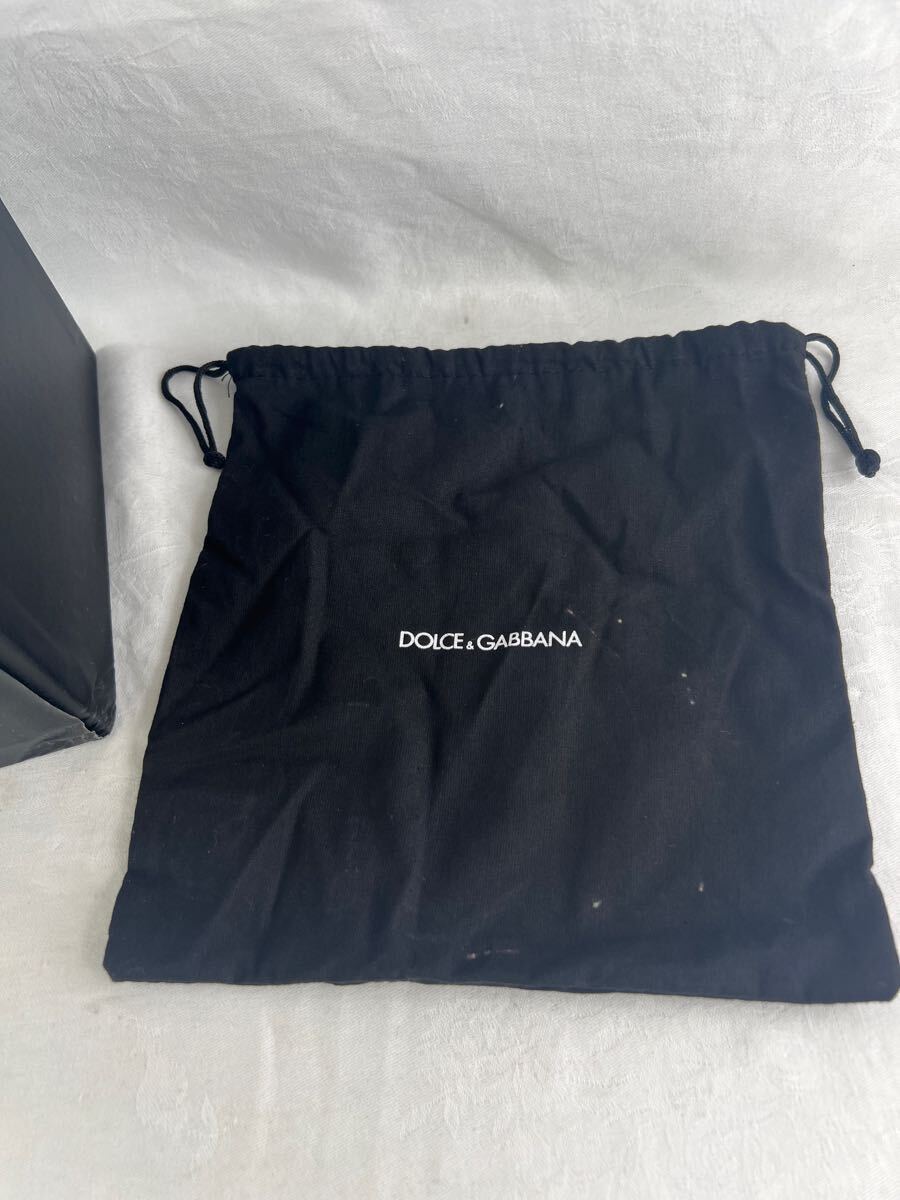 【希少】DOLCE&GABBANA ロゴベルト　茶　レザーベルト　ラインストーンバックル 