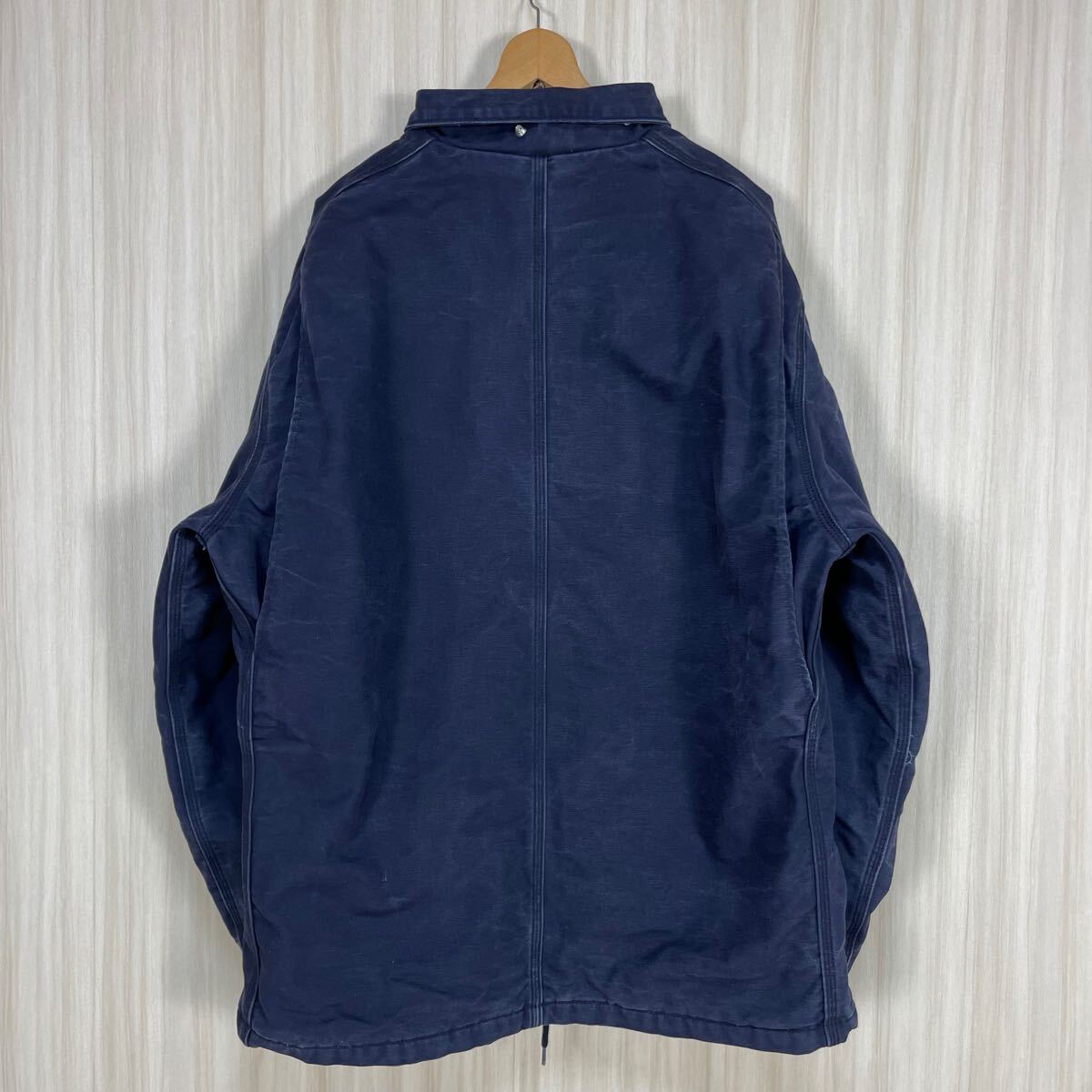 希少 メキシコ製 Carhartt カーハート FRシリーズ 企業ロゴ 中綿 希少 メキシコ製 Carhartt カーハート FRシリーズ 企業ロゴ 中綿