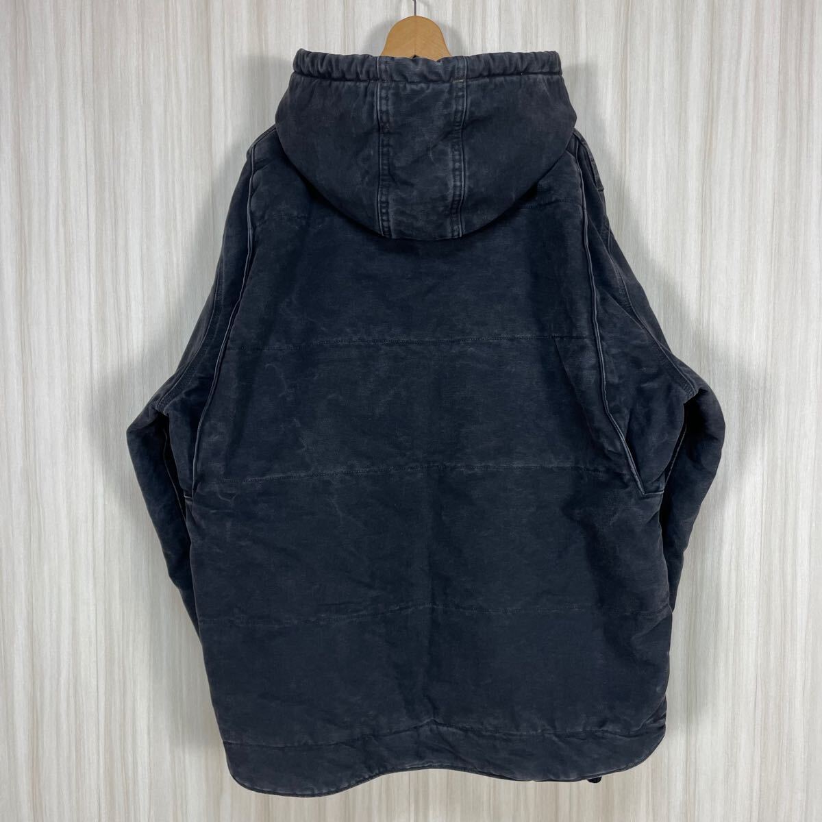 希少 メキシコ製 Carhartt カーハート 革ロゴ フリース裏地 希少 メキシコ製 Carhartt カーハート 革ロゴ フリース裏地
