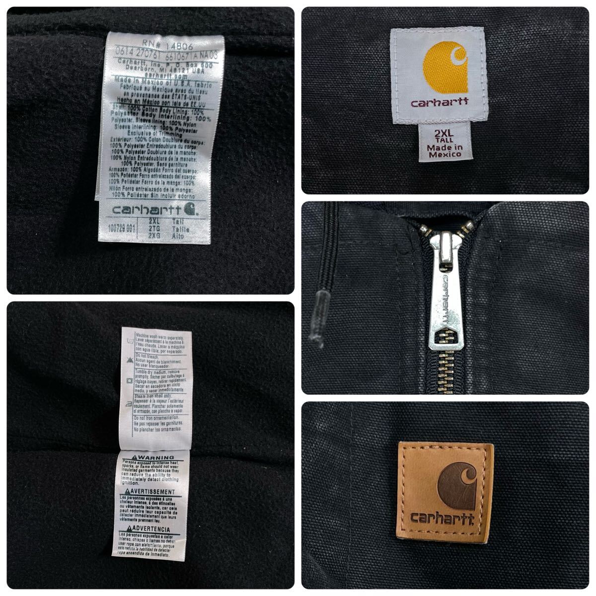 希少 メキシコ製 Carhartt カーハート 革ロゴ フリース裏地 希少 メキシコ製 Carhartt カーハート 革ロゴ フリース裏地