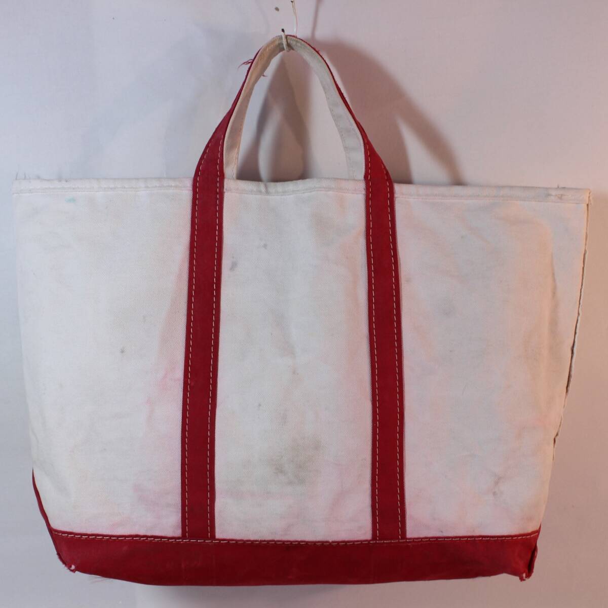 レア 美品 1980s L.L.Bean ヴィンテージ 無地 レッド キャンバス レア 美品 1980s L.L.Bean ヴィンテージ 無地 レッド キャンバス