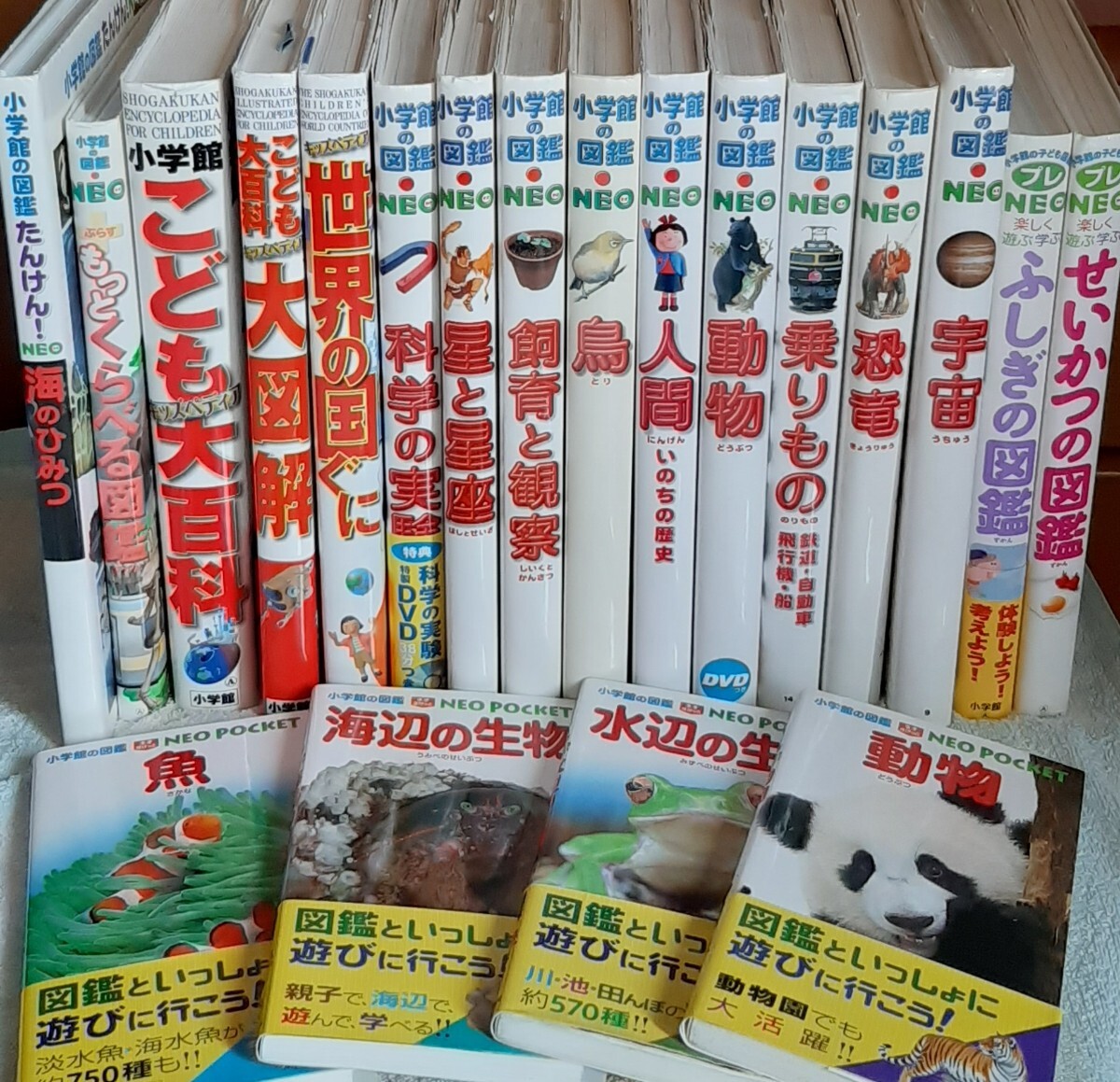 20冊美品○小学館の図鑑NEO 恐竜 動物 科学の実験 水の生物 20冊美品○小学館の図鑑NEO 恐竜 動物 科学の実験 水の生物