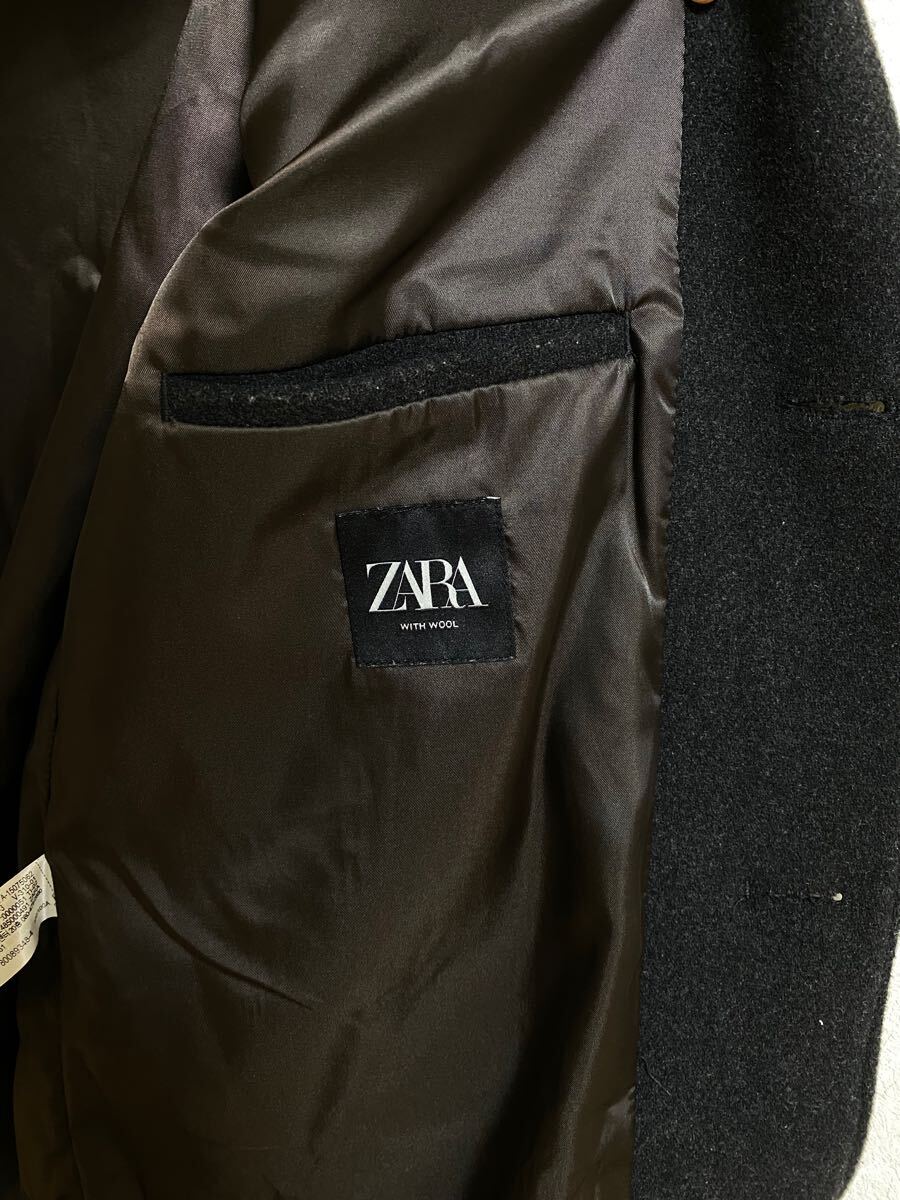 ZARA/チェスターコート/ブラック/サイズL/メンズ|Yahoo ZARA/チェスターコート/ブラック/サイズL/メンズ|Yahoo