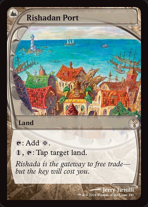 MTG ■土地/英語版■(241)《リシャーダの港/Rishadan Port》★FOIL★ ミステリーブースター2 MB2 土地R
