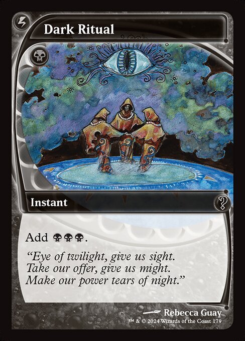 MTG ■黒/英語版■(179)《暗黒の儀式/Dark Ritual》ミステリーブースター2 MB2 黒C