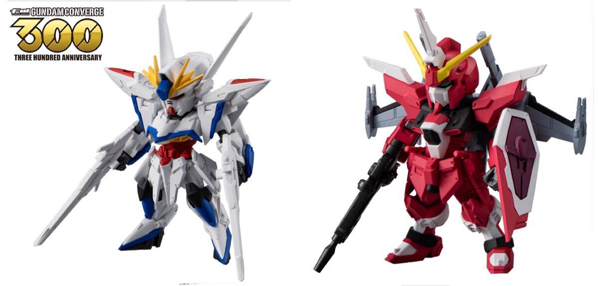 FW GUNDAM CONVERGE ♯26 エクリプスガンダム インフィニットジャスティスガンダム弐式 2種セット 299 300