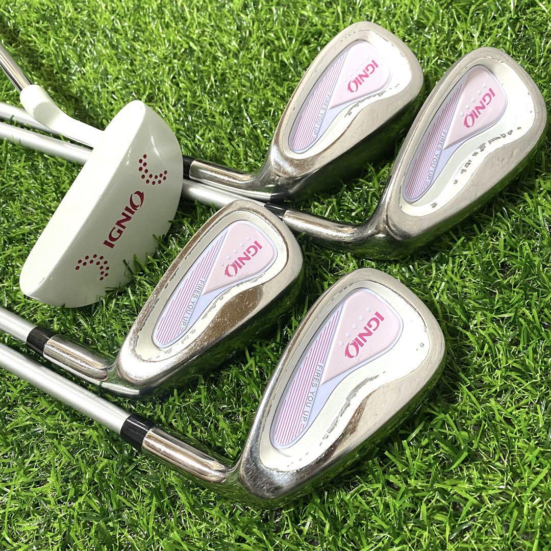イグニオ IGNIO ゴルフセット レディース 右利き 7本 クラブ イグニオ IGNIO ゴルフセット レディース 右利き 7本 クラブ