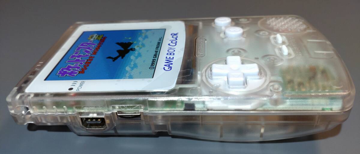 ゲームボーイカラー クリア OLED液晶(有機EL) GBC OLED #0458 ゲームボーイカラー クリア OLED液晶(有機EL) GBC OLED #0458