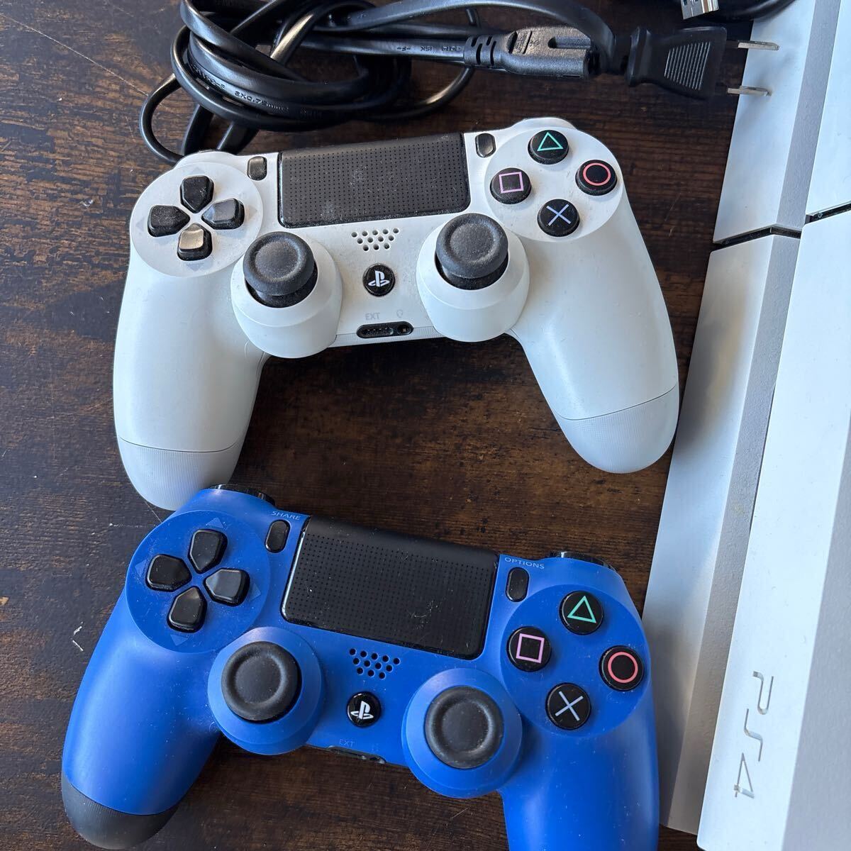 SONY ソニーPS4 500GB ホワイト CUH-1100A コントローラー2つ ゲーム 