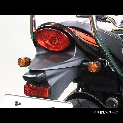 ポッシュフェイス POSH Faith Z900RS / CAFE 18-25用 ボルトオンウインカーキット クラシカル砲弾タイプ ブラック/オレンジ 132098-56