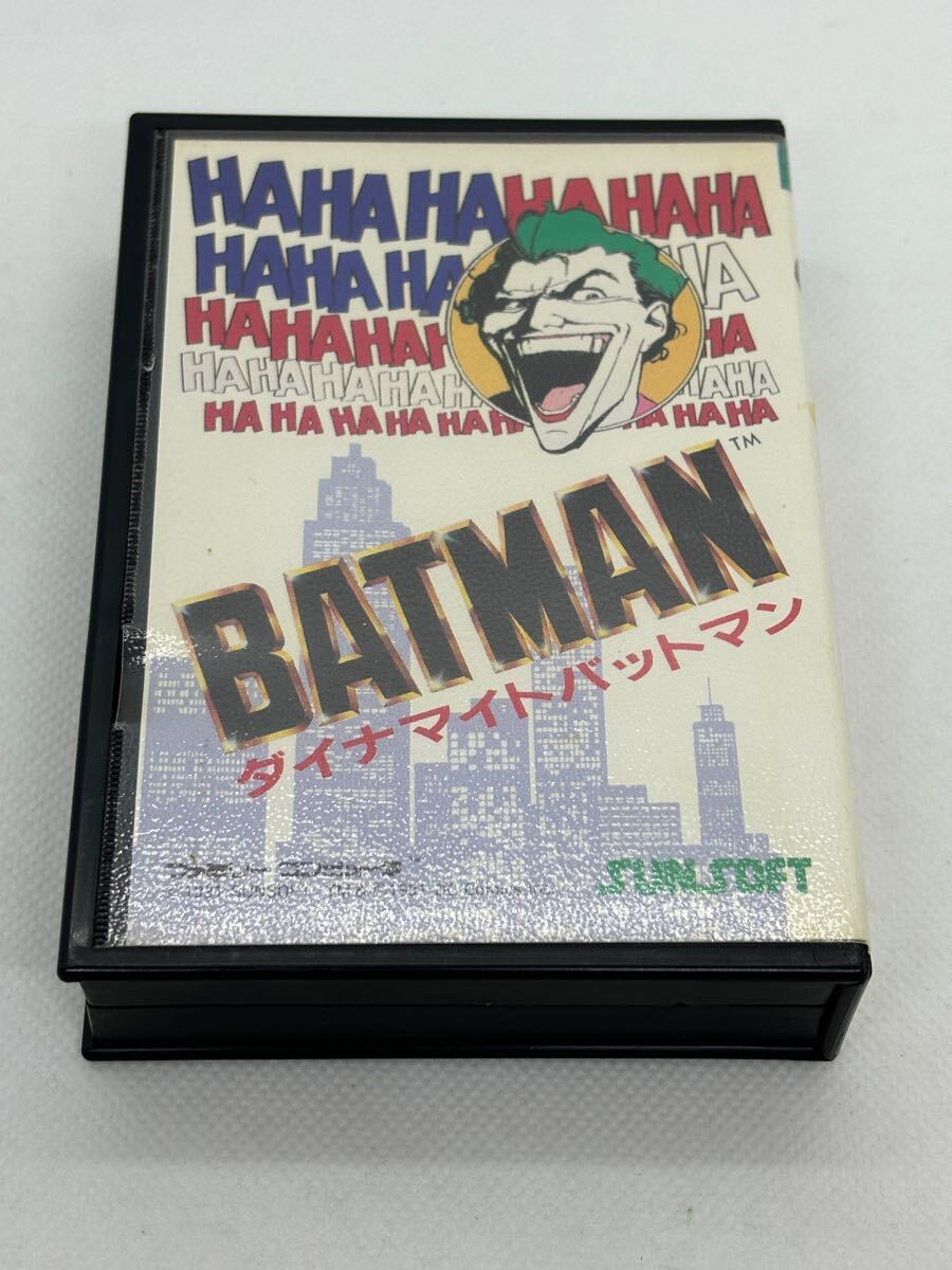 ダイナマイトバットマン 箱説付 動作確認済 ファミコンソフト ダイナマイトバットマン 箱説付 動作確認済 ファミコンソフト
