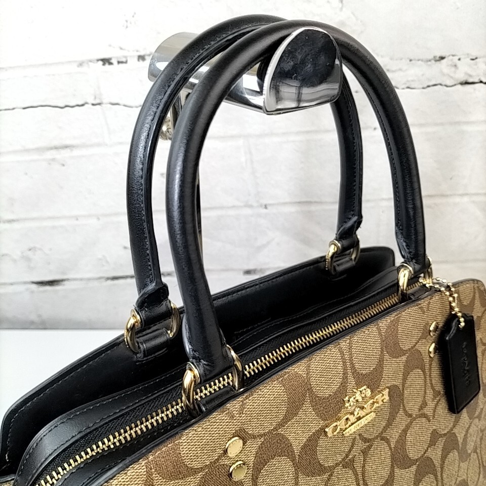 coach コーチ ハンドバック ショルダーバッグ シグネチャー COACH コーチ シグネチャー 2way レザー ショルダーハンドバッグ