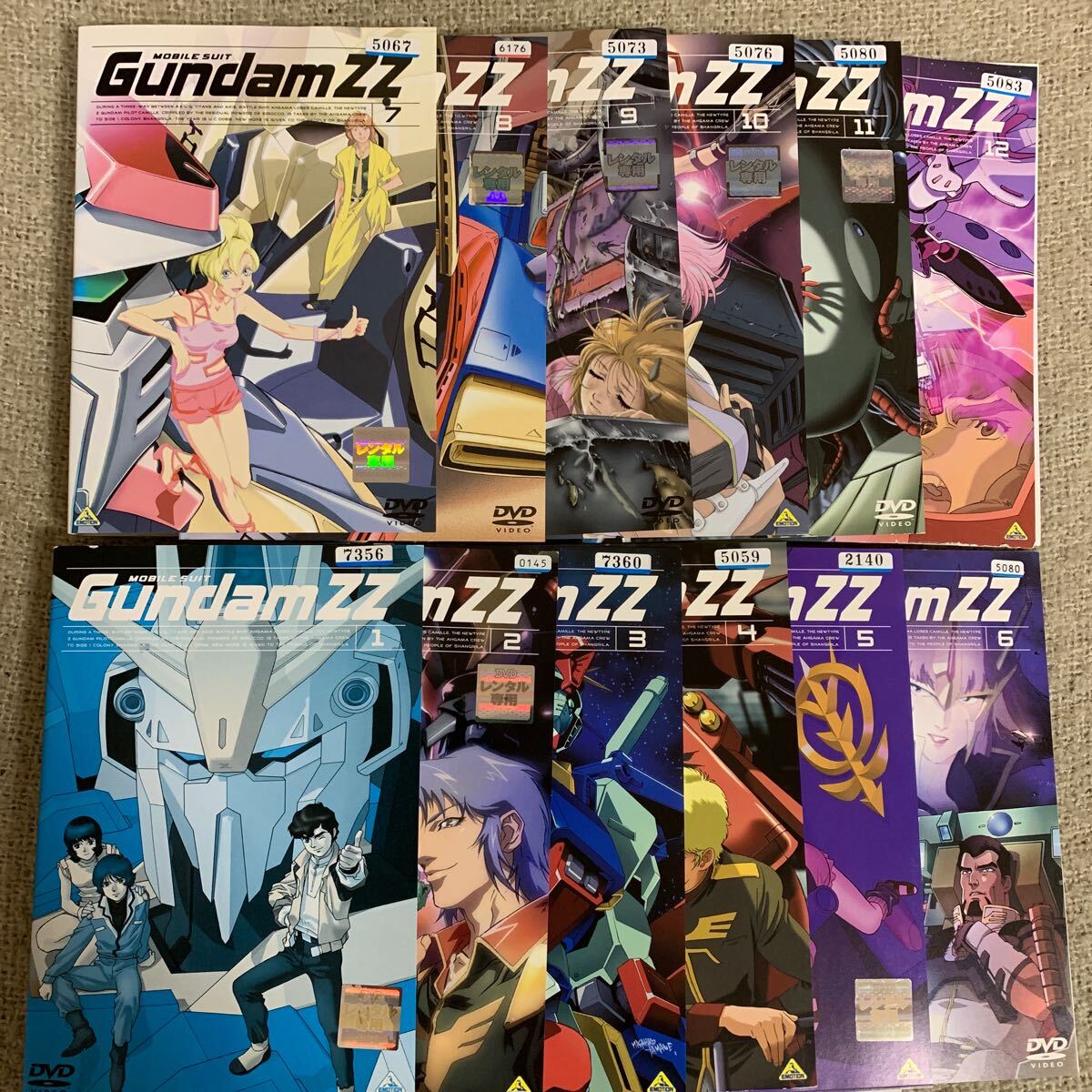 機動戦士ガンダムZZ DVD 全巻セット レンタル落ち 全12巻 ダブル 機動戦士ガンダムZZ DVD 全巻セット レンタル落ち 全12巻 ダブル