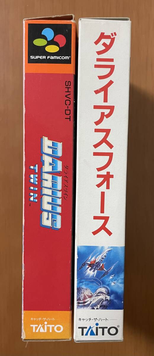 SFC ダライアスツイン・ダライアスフォース 箱説付き SFC ダライアスツイン・ダライアスフォース 箱説付き