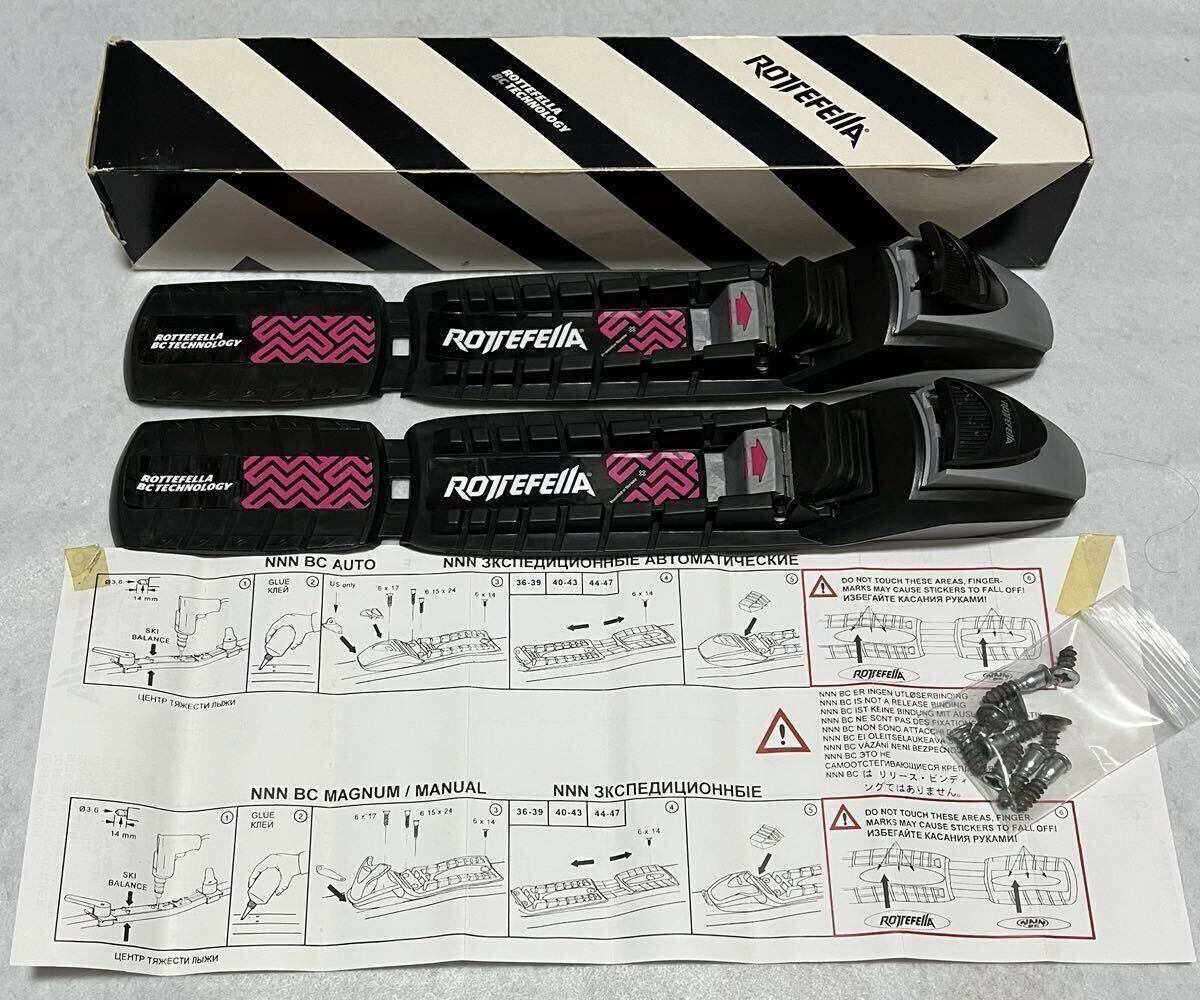 Rottefella ロッテフェラー BC-Auto ビンディング【新品未使用】 ロッテフェラー（Rottefella）NTNビンディング テレマークスキー
