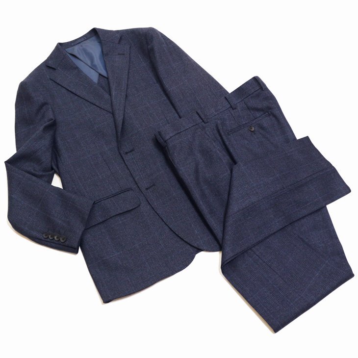 【1円開始】 男性 メンズ 訳アリ品 新品 秋冬 ニュージーランド 100％ピュアウール使用 2つボタン ビジネス スーツ AB6 品番800021-1-C