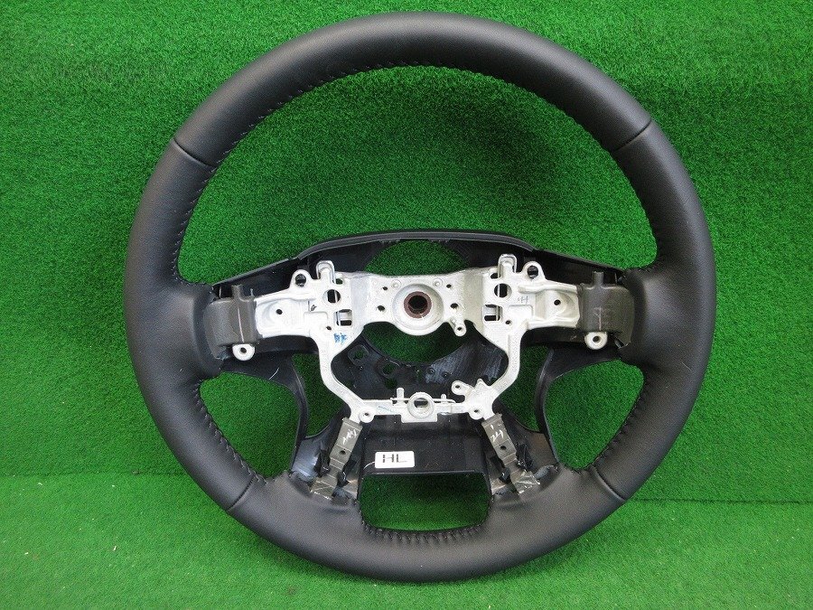 良品★ ヴェルファイア/アルファード 30系 純正 ステアリングハンドル/レザー/革巻き GS120-05550