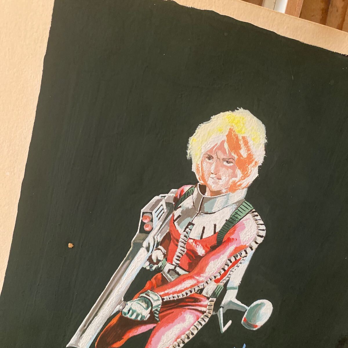 シャア・アズナブル 素顔 機動戦士ガンダム 絵画 額縁 額入り シャア・アズナブル 素顔 機動戦士ガンダム 絵画 額縁 額入り