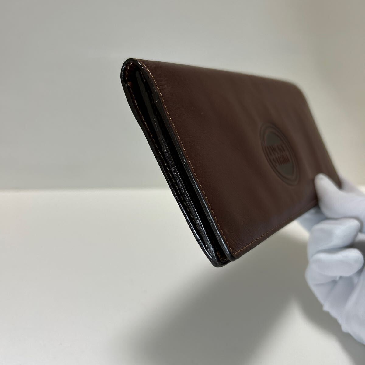 未使用-美品 LUCKY STRIKE ラッキーストライク スリム 長財布 本