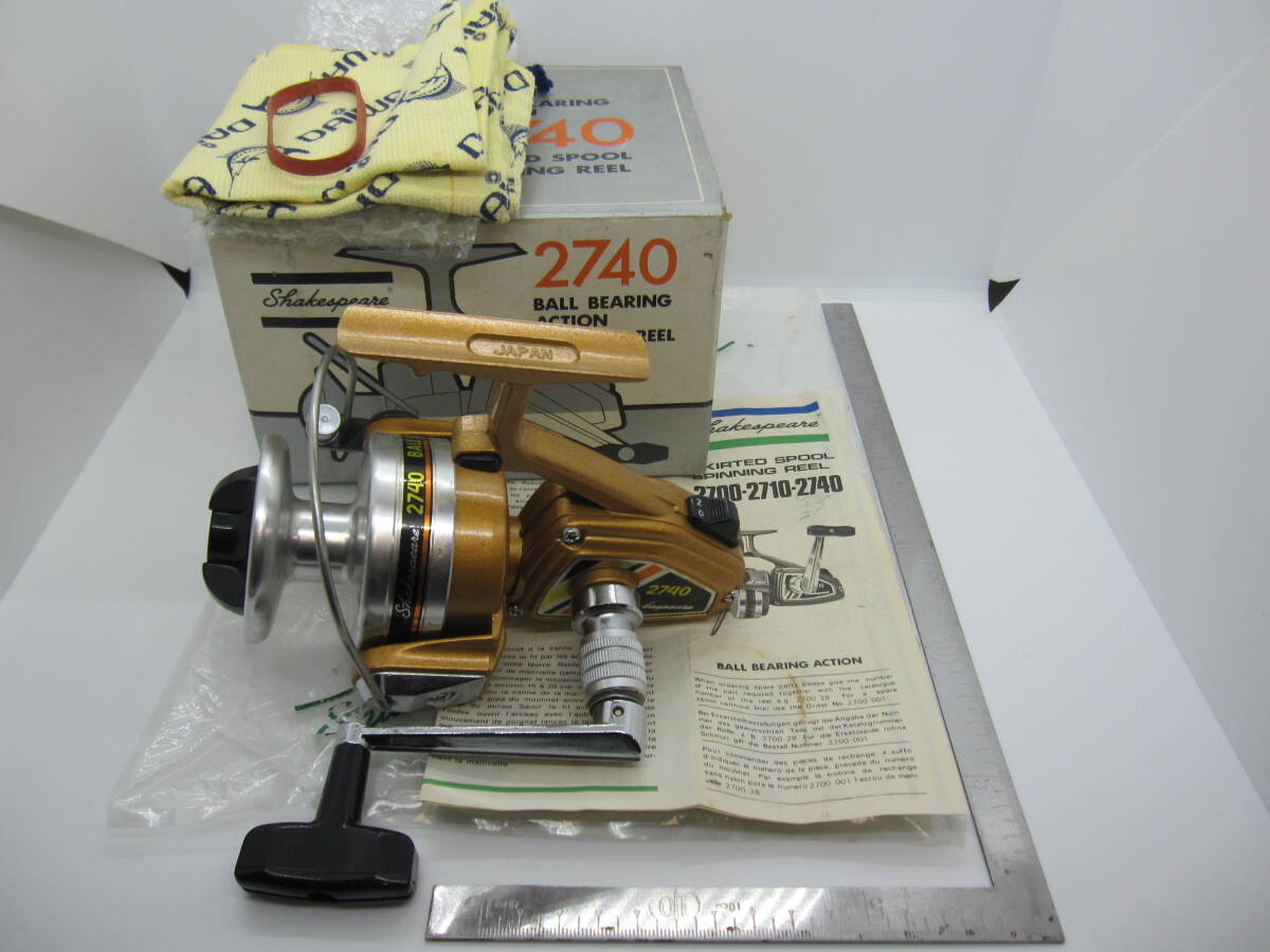 Shakespeare BALL BEARING ACTION SPINNING REEL 2740 シェイクスピア ボールベアリング アクション スピニング リール 2740