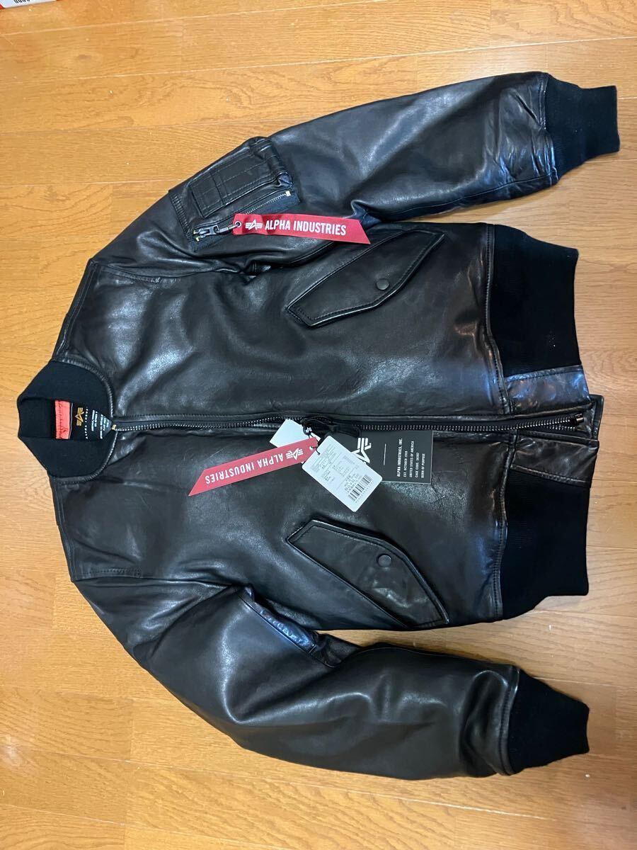 Yahoo!オークション - アルファMA1 レザー ダウンジャケット Yahoo!オークション - アルファMA1 レザー ダウンジャケット