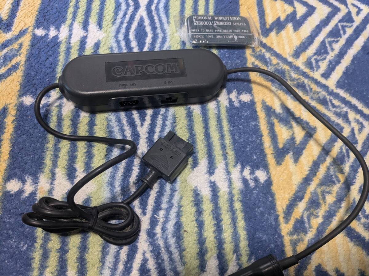 X68000　CAPCOM POWER STICK FIGHTER パソコンアダプタ CPSF-PCアダプタ CPA001