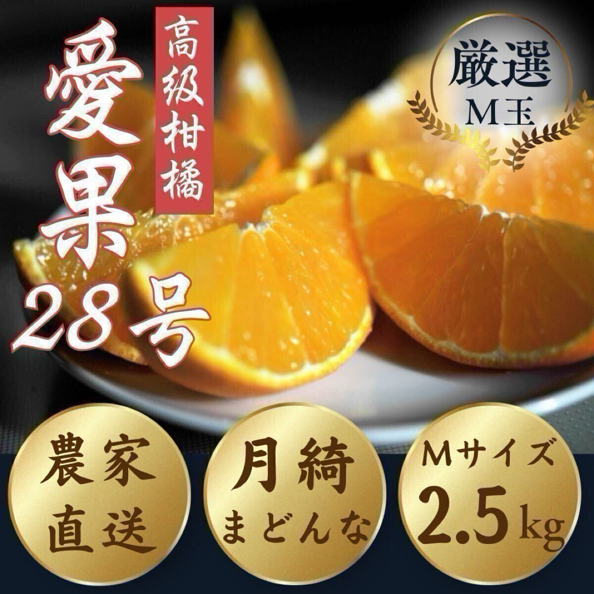 【愛果28号】厳選Mサイズ約2.5kg 紅まどんな同品種あいか　柑橘みかん 愛媛県産 農家直送　訳あり　　ご家庭用　農家のおすそわけ