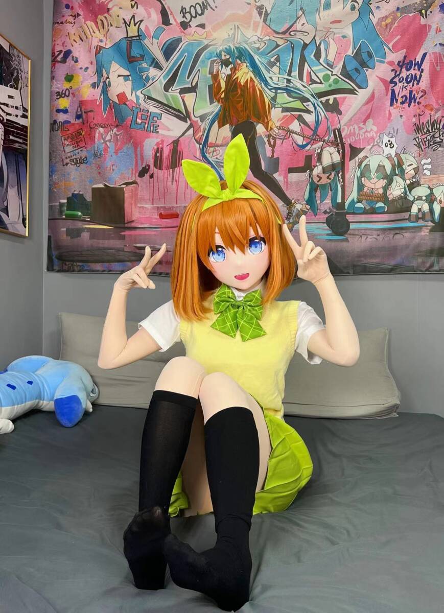 衣装付 全頭面 中野四葉 着ぐるみ 美少女 マスク kigurumi 衣装付 全頭面 中野四葉 着ぐるみ 美少女 マスク kigurumi