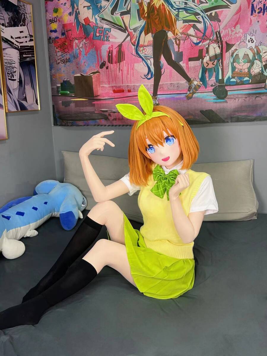 衣装付 全頭面 中野四葉 着ぐるみ 美少女 マスク kigurumi 衣装付 全頭面 中野四葉 着ぐるみ 美少女 マスク kigurumi