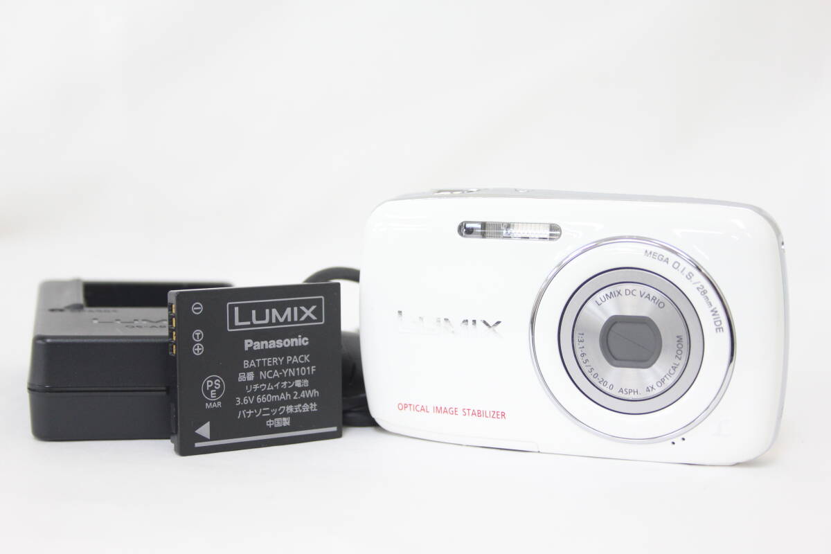 美品 返品保証】 パナソニック Panasonic LUMIX DMC-S1 ホワイト 美品 返品保証】 パナソニック Panasonic LUMIX DMC-S1 ホワイト