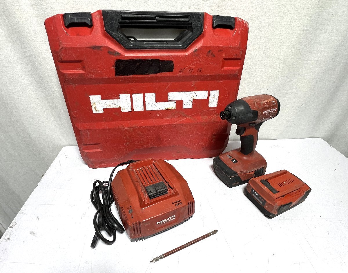 ▽HILTI ヒルティ 充電式インパクトドライバー SID 4-A22 21.6V ▽HILTI ヒルティ 充電式インパクトドライバー SID 4-A22 21.6V