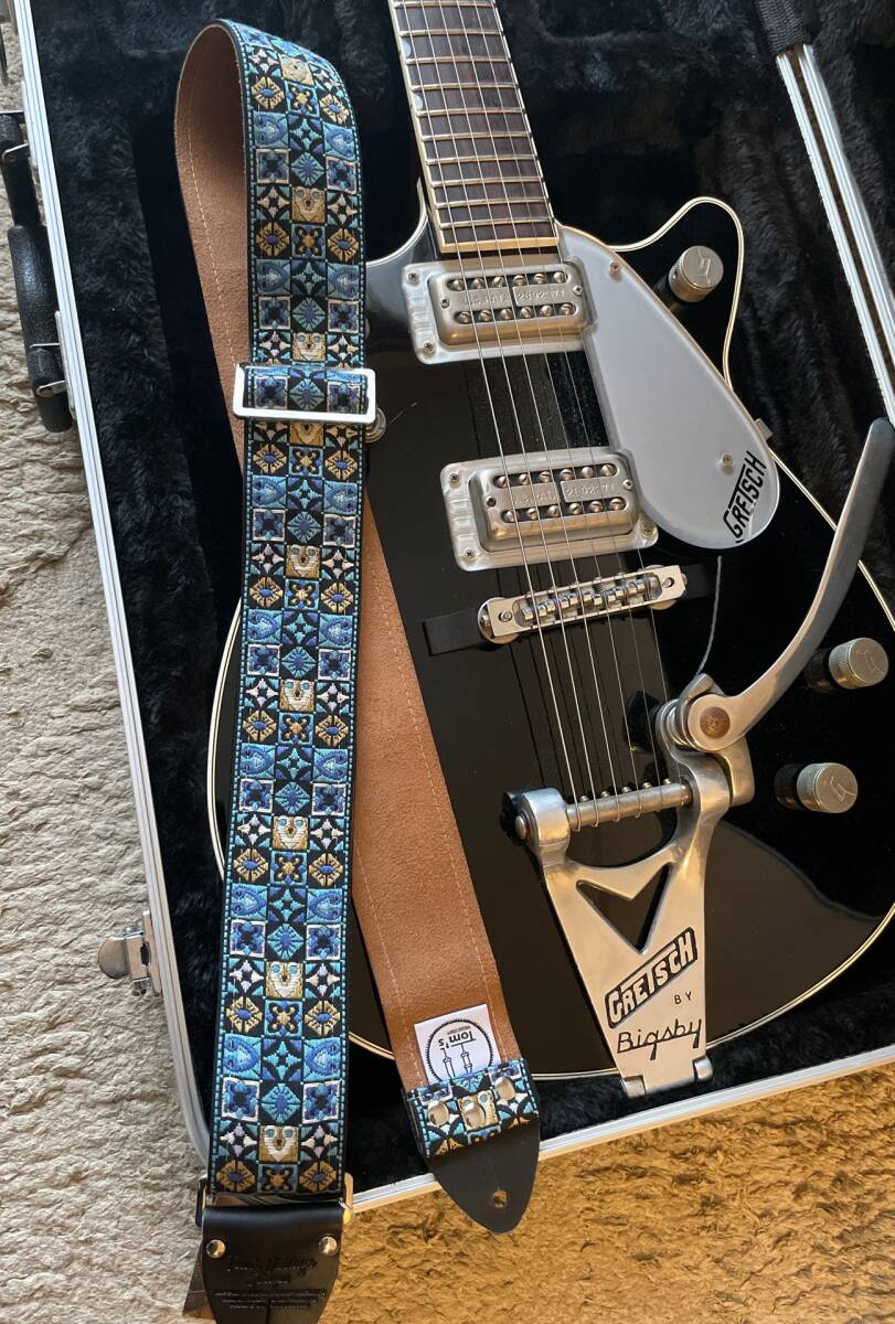 Tom's Vintage Strapsハンドメイド ギターストラップ 本革エンド フランス製