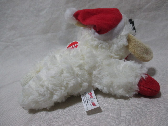 即決★USA Lambchop ラムチョップ ドール　ひつじ　サンタラムチョップ　クリスマス☆押すと音が鳴ります_画像7
