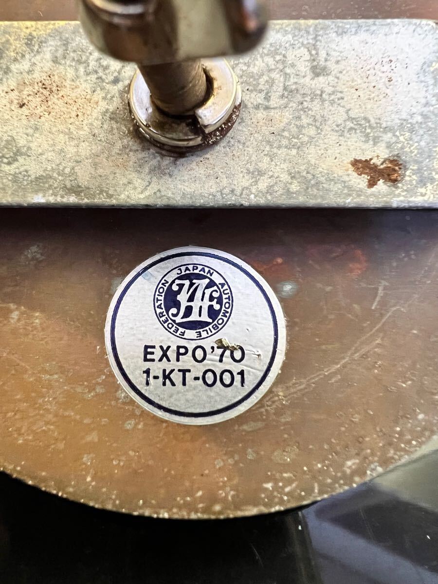 ☆希少☆JAF 1970 expo エキスポ カーバッチ 記念 エンブレム