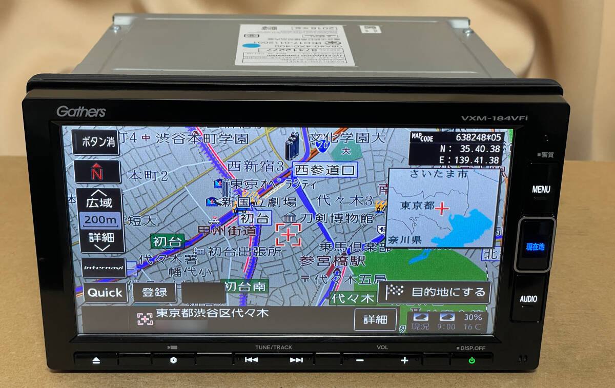 ホンダ 純正ナビ Gathersギャザズ VXM-184VFi(JVC KENWOOD製/7 ホンダ 純正ナビ Gathersギャザズ VXM-184VFi(JVC KENWOOD製/7