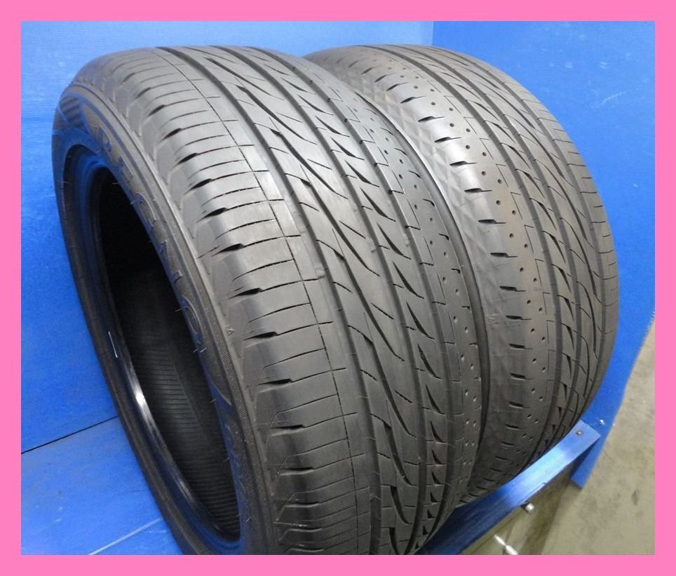 超バリ山 2022-2024年製 9.5分山 2本セット 最高級 静粛 ブリヂストン YZ★ レグノ GRV2 【235/50R18】 2本★PK1020 アルファード