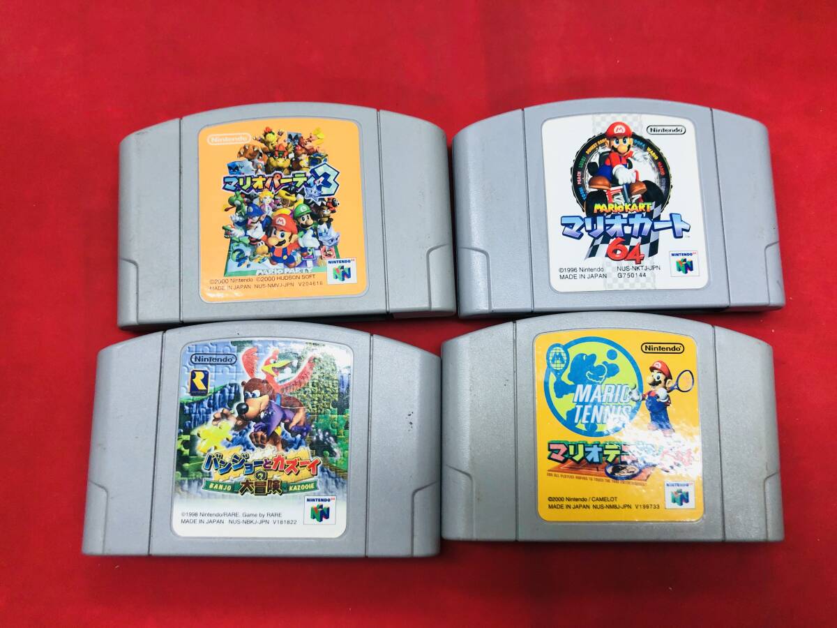 バンジョーとカズーイの大冒険 マリオカート マリオテニス マリオパーティ3 同梱可??！即決！大量出品中！！ 4本 セット